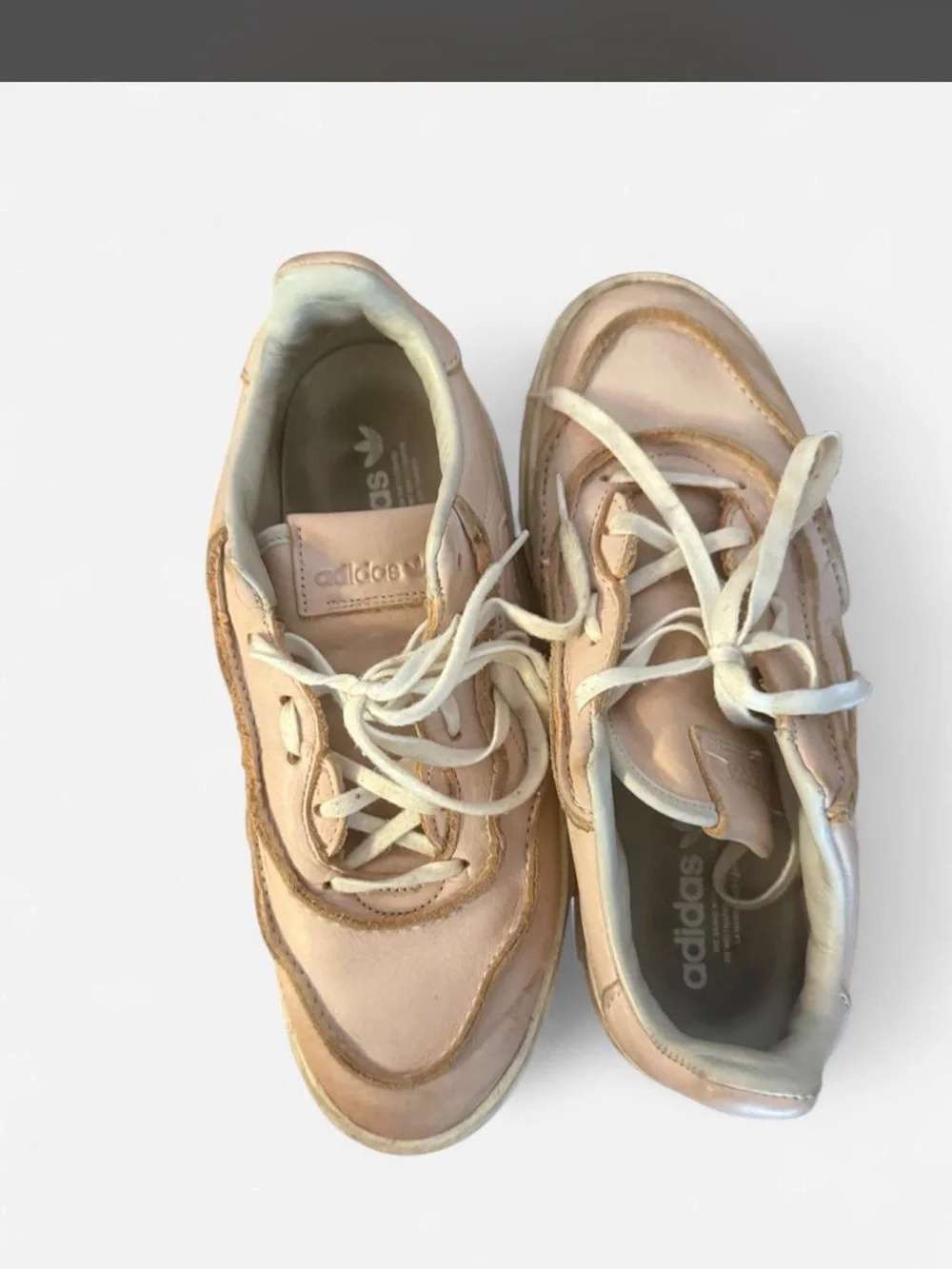 adidas mens and Tan Athletic Sneakers